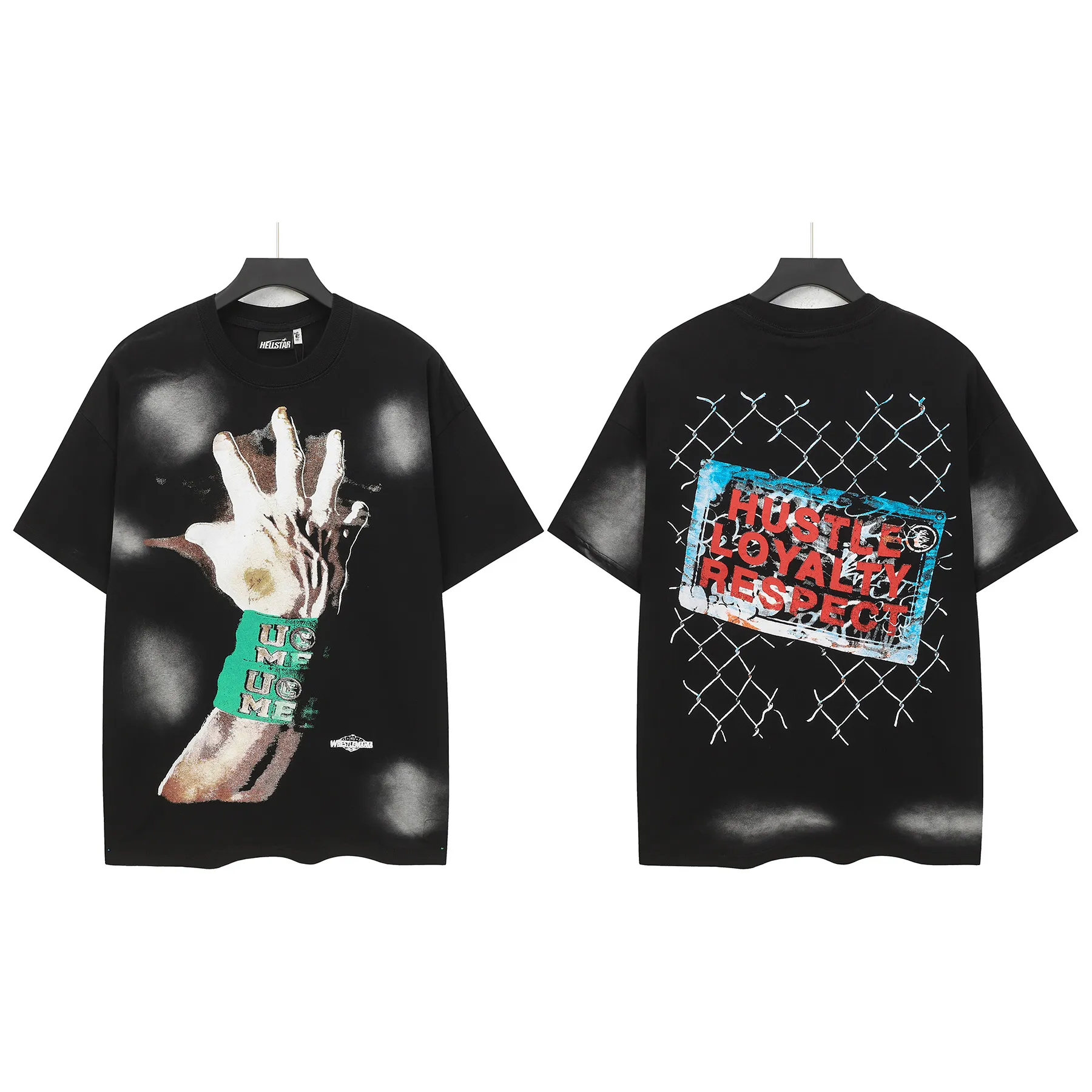 833# ｜ P62 Hellstar T （fabric):32 250 Sizes（size）：S-M- L- X L （colour）： Black